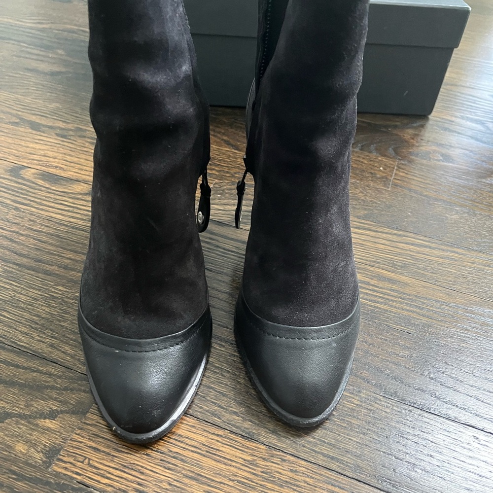 rag & bone Black Suede Boots